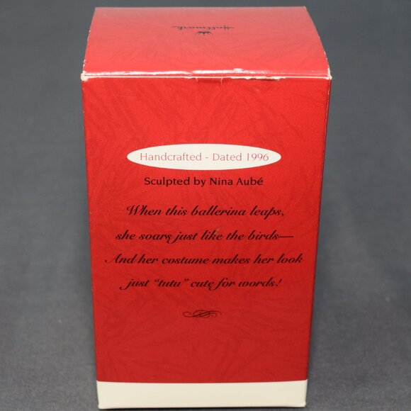 Hallmark Christmas Ornament Star of the Show Bunny Rabbit Ballerina QX6004 1996 - Picture 9 of 12